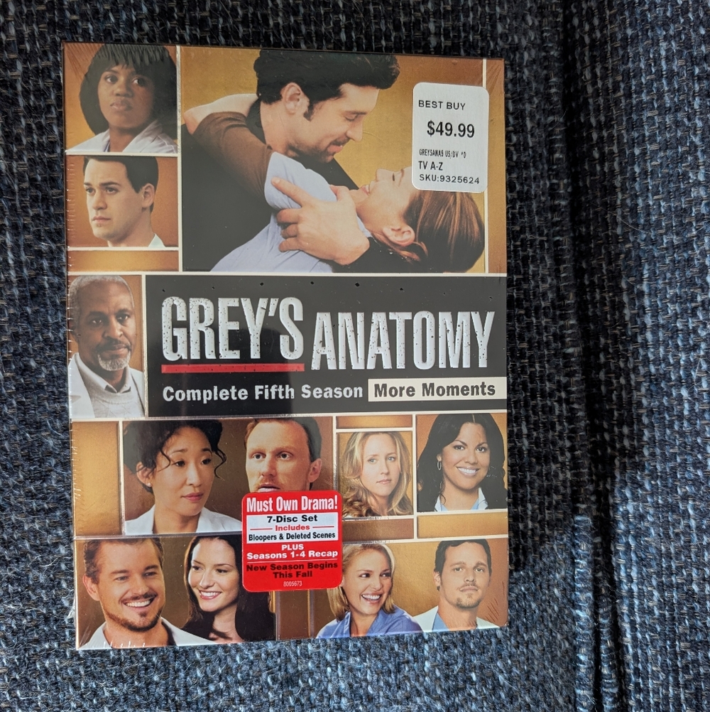 Grey's Anatomy Complete Fifth Season DVD Set